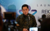 Erick Thohir, Menteri BUMN, mengumumkan peluncuran Program  Rekrutmen Bersama BUMN 2022 pada  tanggal 12 April 2022 | Kementerian BUMN/Permana Aji (liputan6.com)